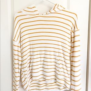American Eagle Striped Hoodie